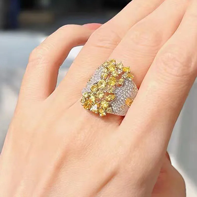 Men'S Yellow Accessories - Original 925 Sterling Silver Ring for