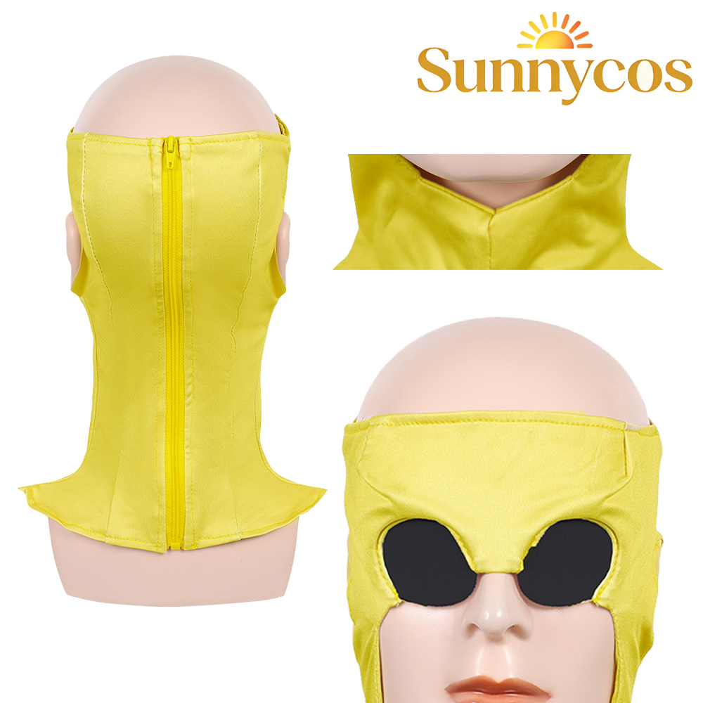 Men'S Yellow Accessories - Mark Grayson Mask Cosplay Men Headwear