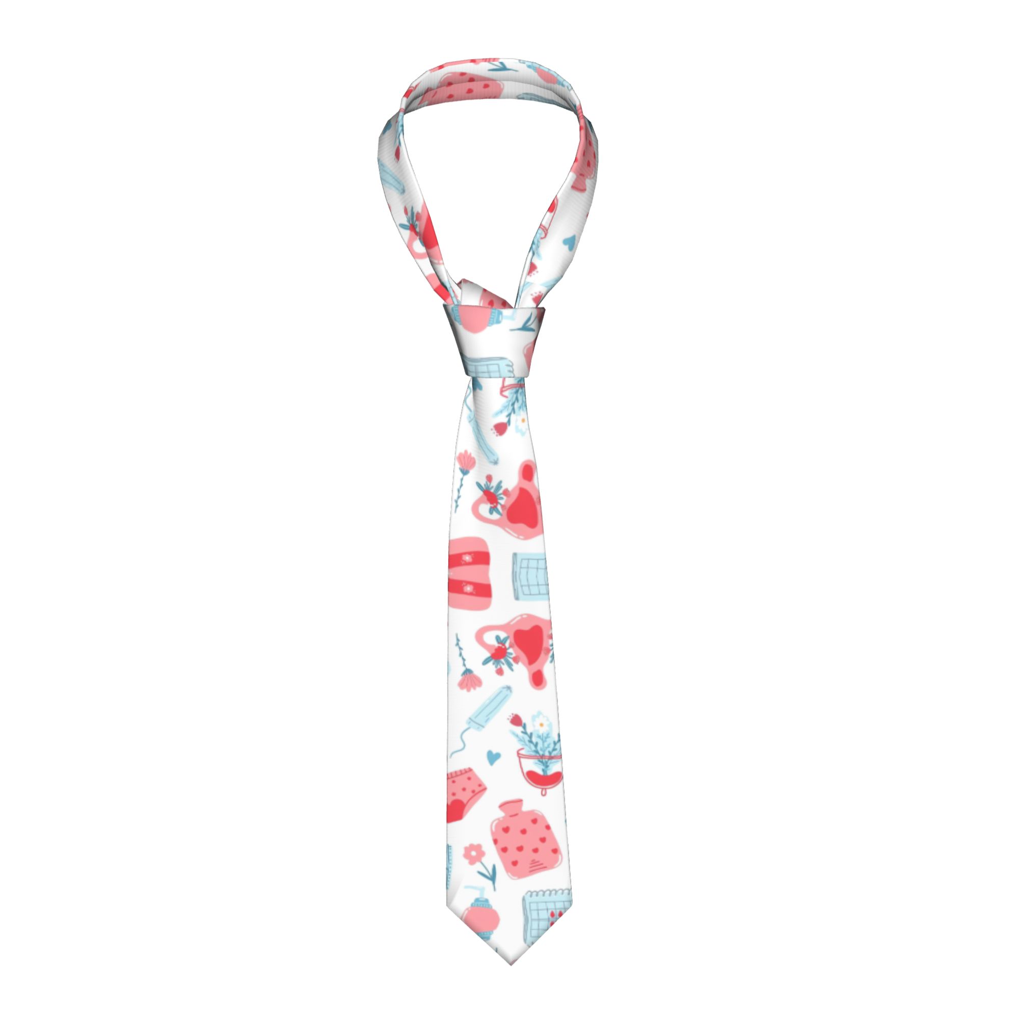 Men Accessories Elegant - Gynecological Health Cartoon Tie Daily Wear