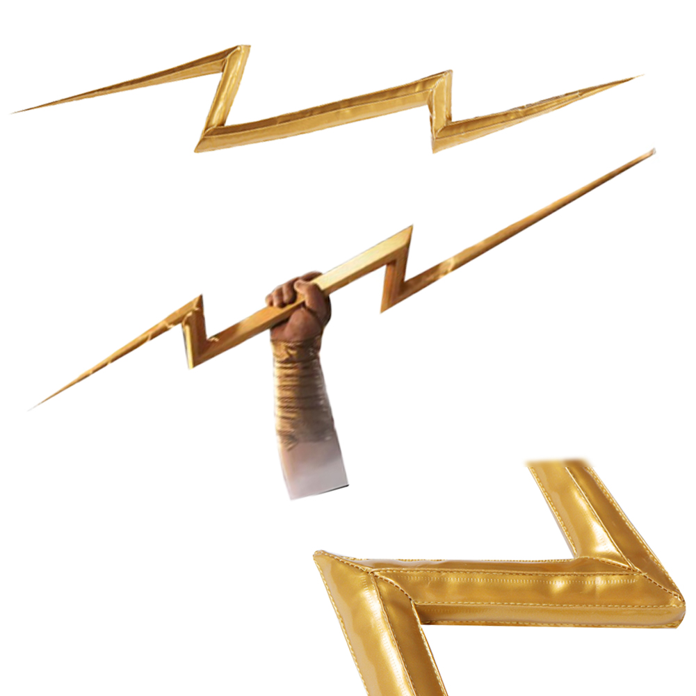 Zeus Men Accessories - Zeus Lightning Cosplay Fantasy PU Leather