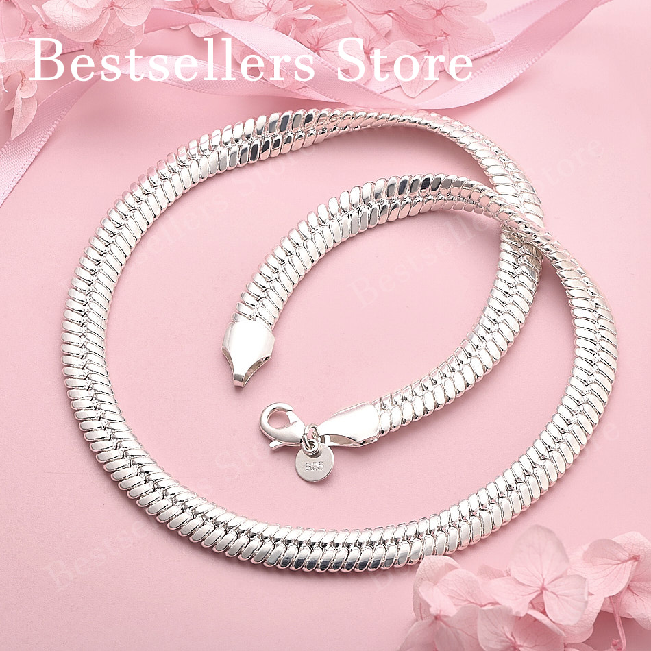 Men Accessories Elegant - 925 Sterling Silver Simple Snake Chain