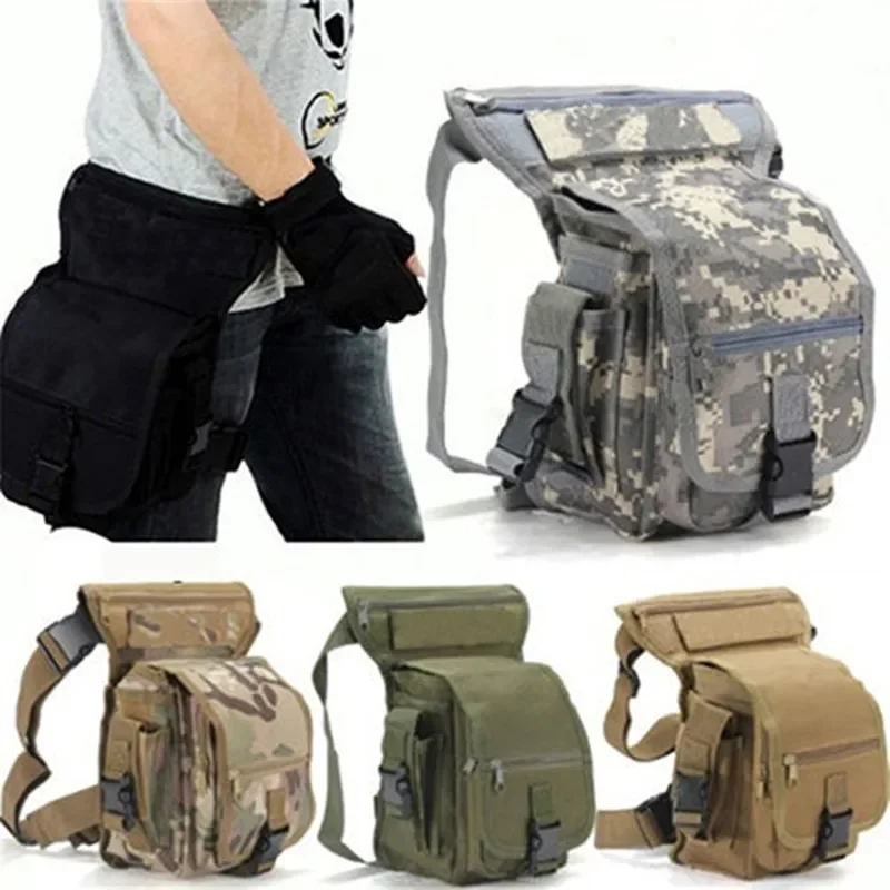 Men Accessories Kit Bag - Tactical Waist Leg Bag Left Leg