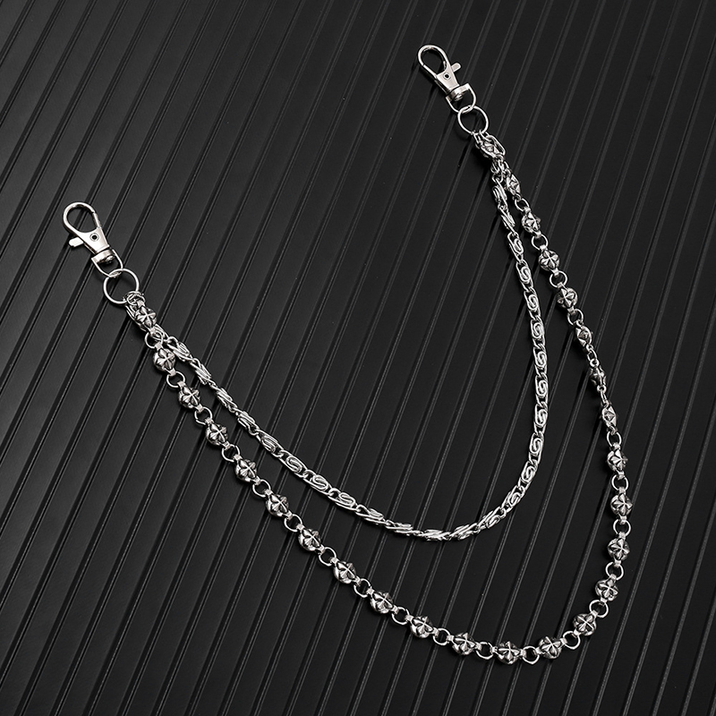 Trendy Hip Hop Double Layer Je - Men Accessories Pk 评论和价格