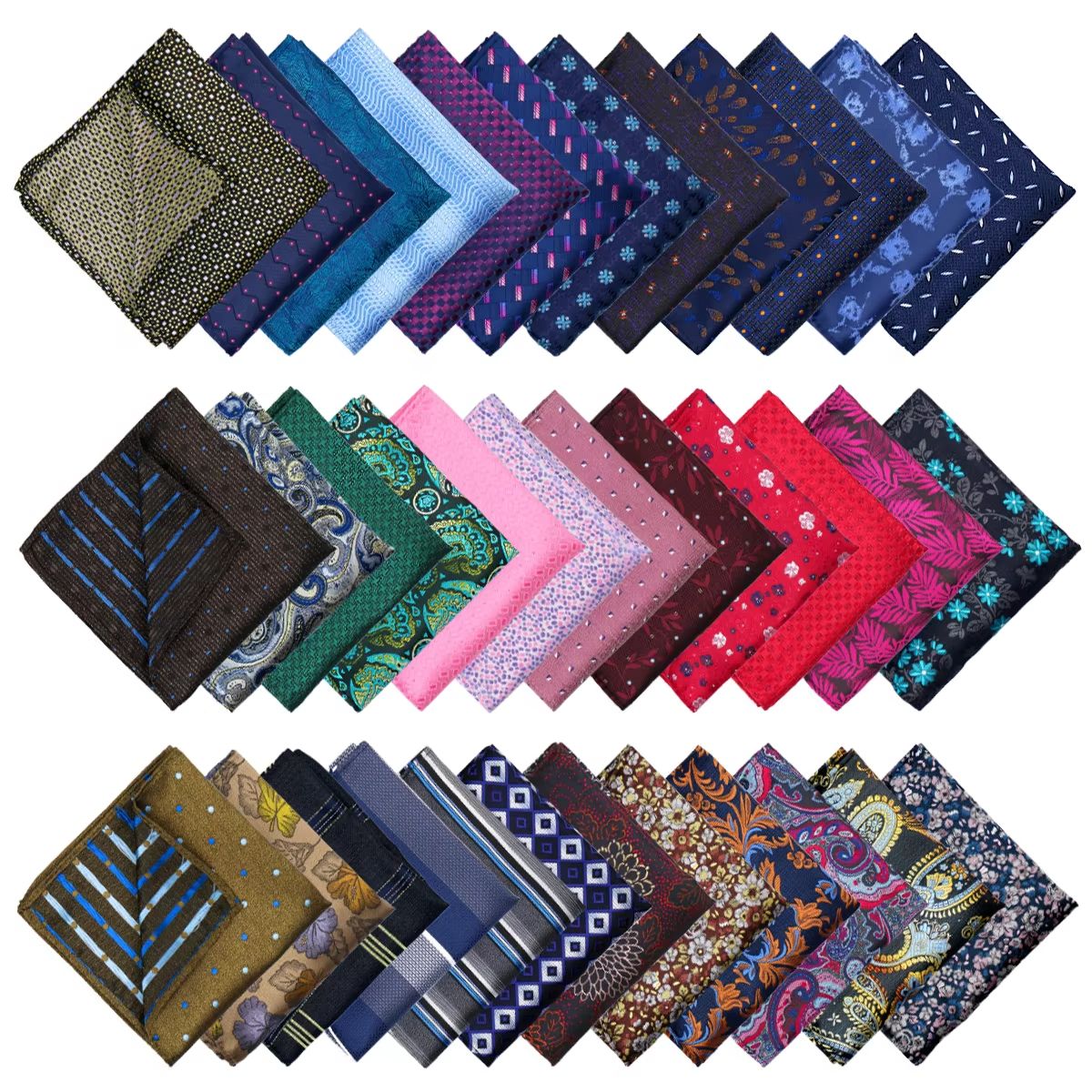 Elegant Men Pocket Square Luxu - Men Accessories Elegant 评论和价格