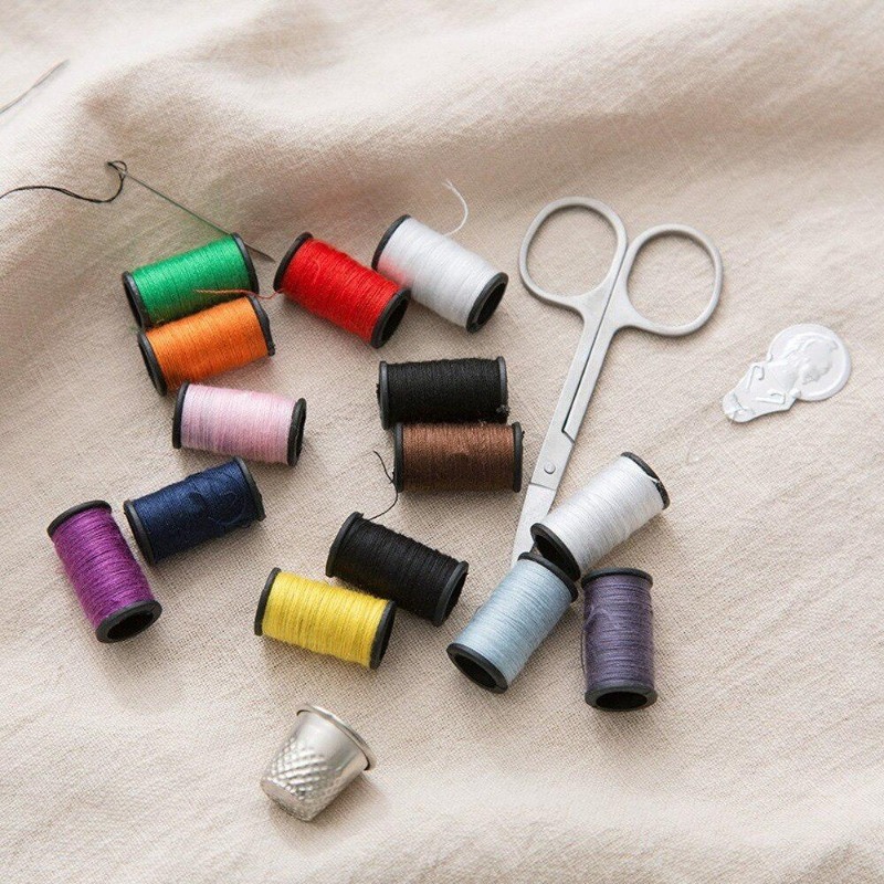 Portable 10Pcs/set Sewing Kit  - Men Accessories Kit Bag 评论和价格