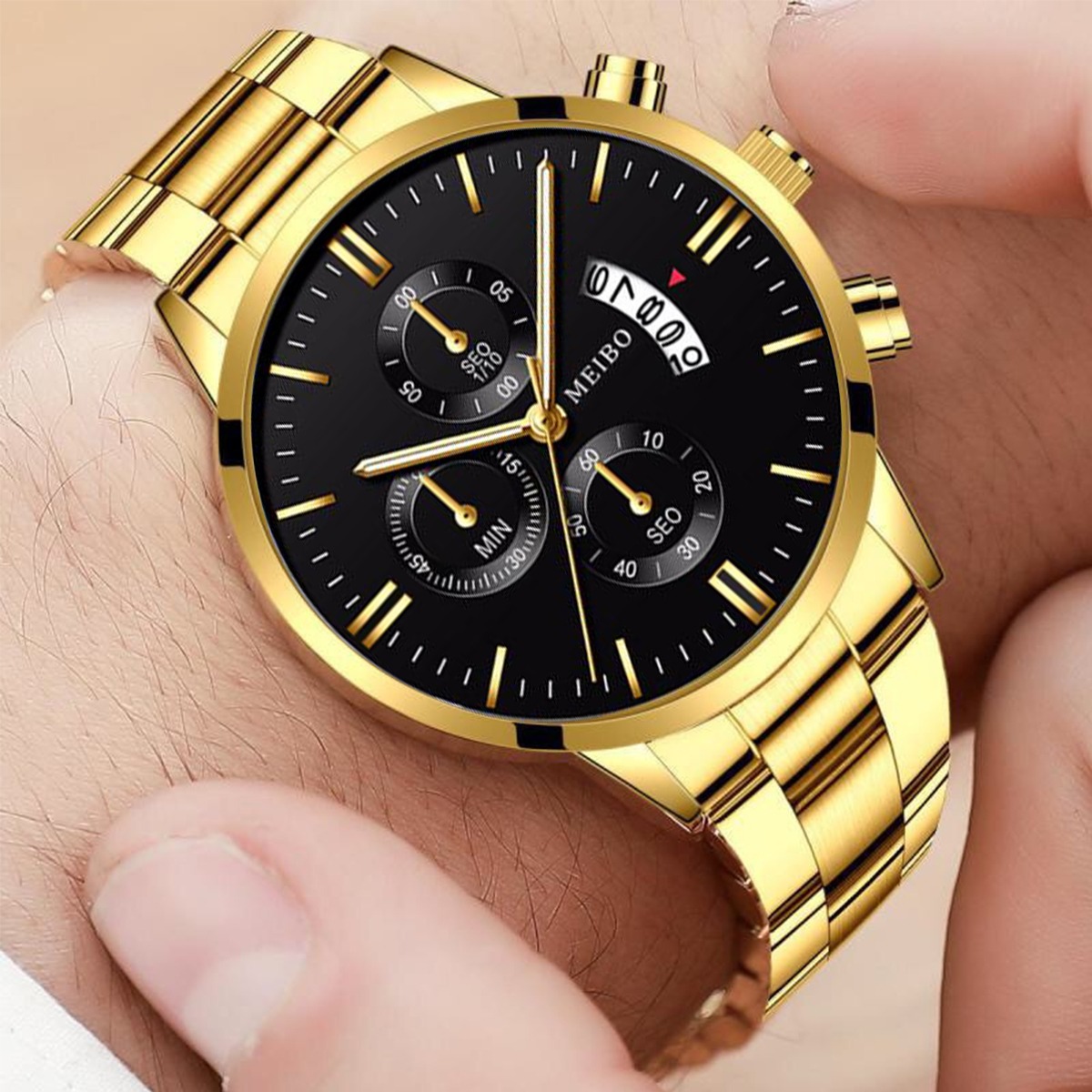 4PCS Fashion Couples Watches B - Men Accessories Elegant 评论和价格