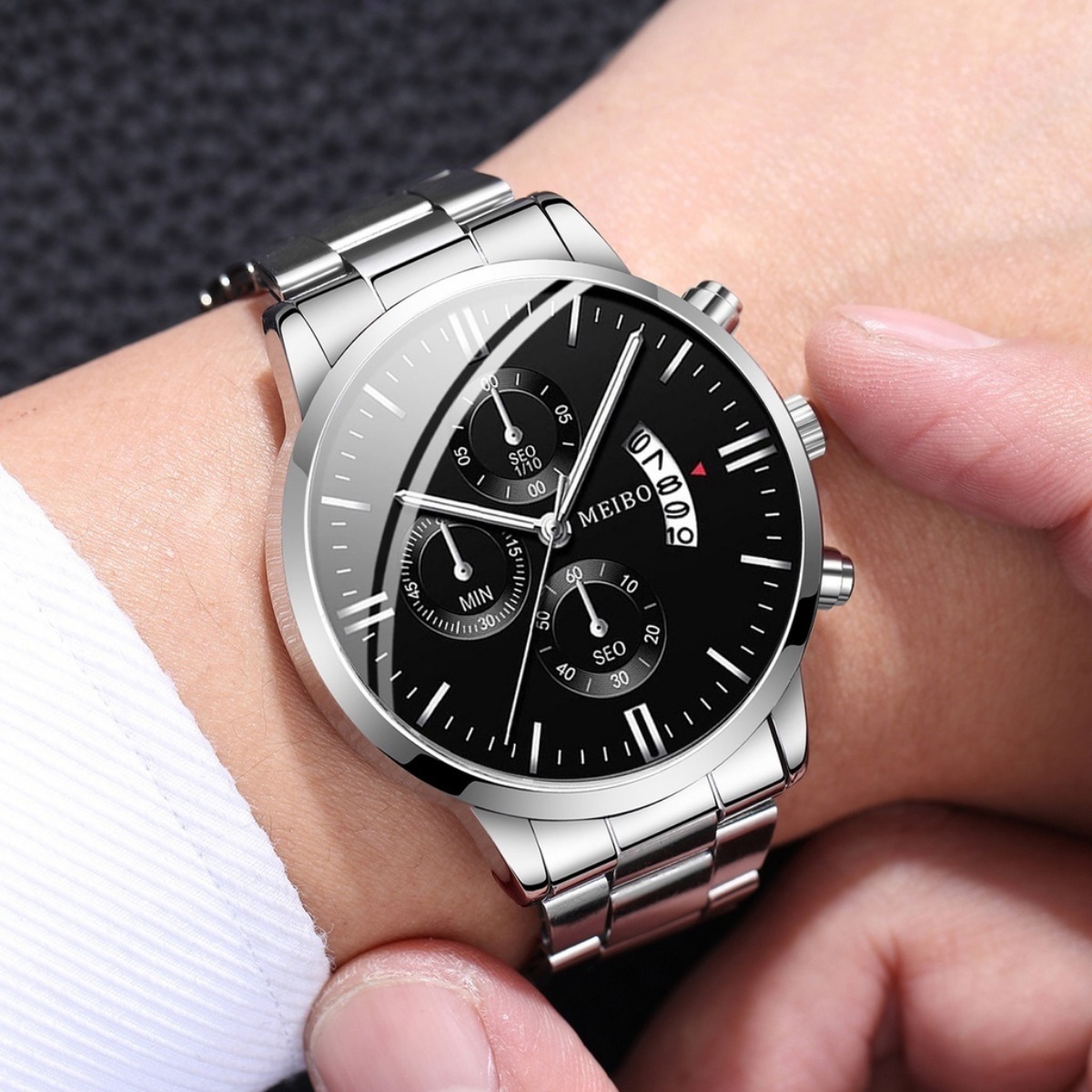 4PCS Fashion Couples Watches B - Men Accessories Elegant 评论和价格