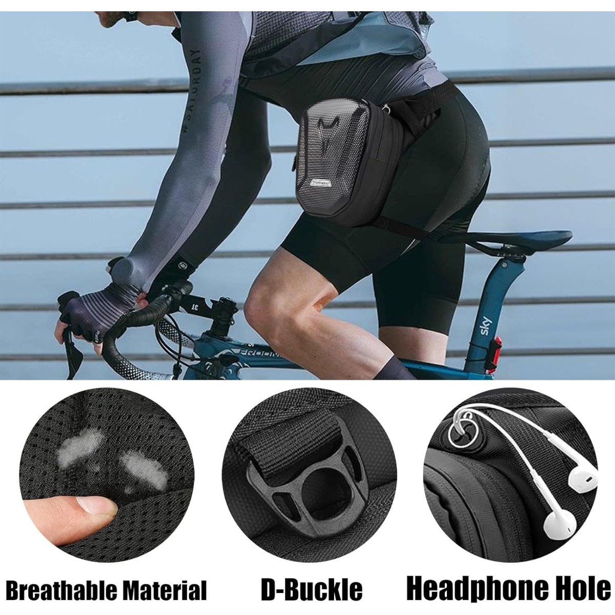 Motorcycle Waist Pack Drop Leg - Men Accessories Kit Bag 评论和价格