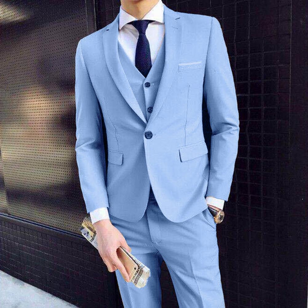 Men Blazers 3Pieces Sets Weddi - Men Accessories Elegant 评论和价格