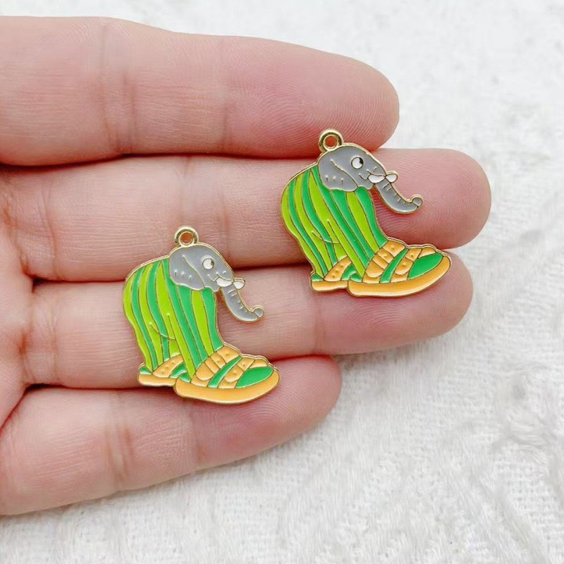 10pcs Creative Alloy Drip Oil  - Men Accessories Pendant 评论和价格