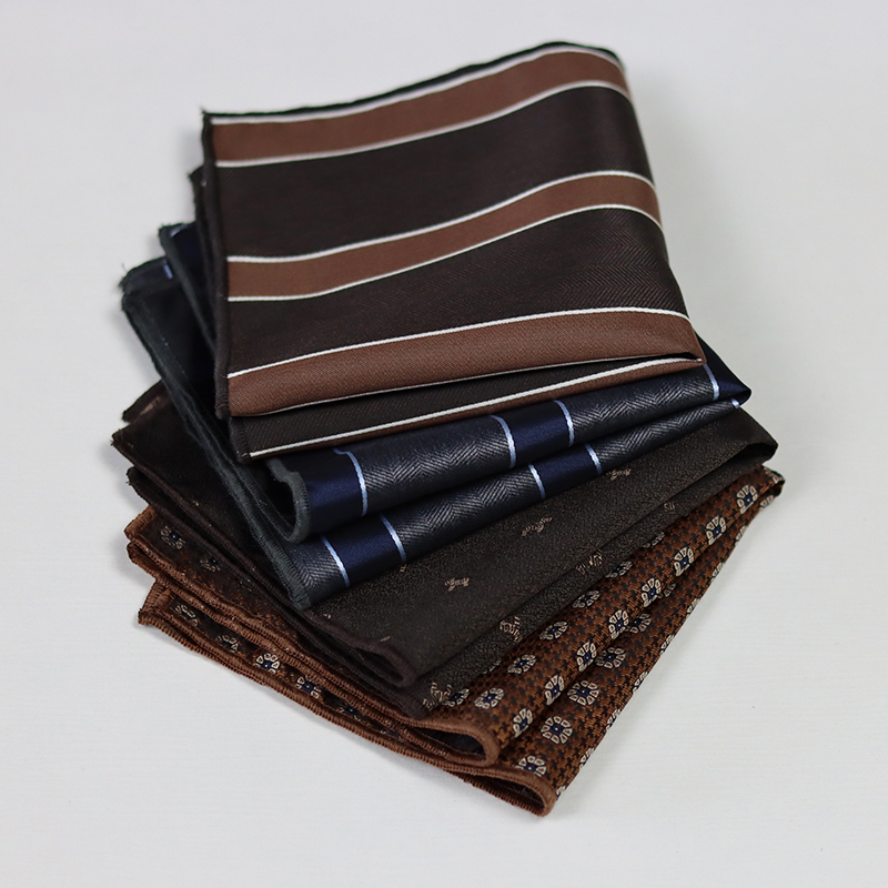24cm Elegant Brown Pocket Squa - Men Accessories Elegant 评论和价格