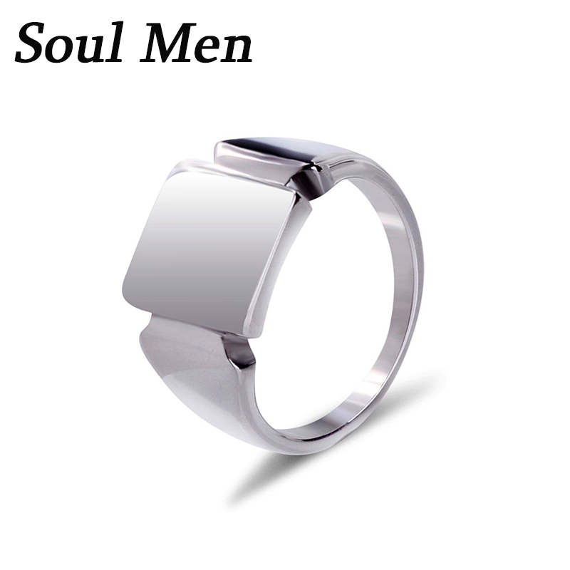 Soul Men Titanium Steel Rings  - Signet Ring Men 评论和价格