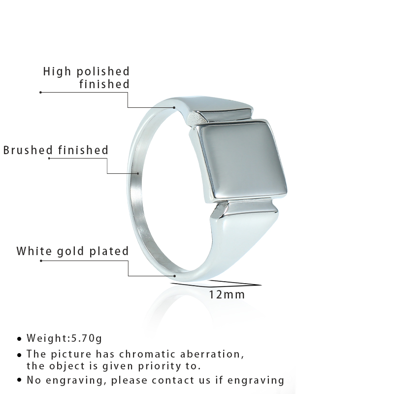 Soul Men Titanium Steel Rings  - Signet Ring Men 评论和价格