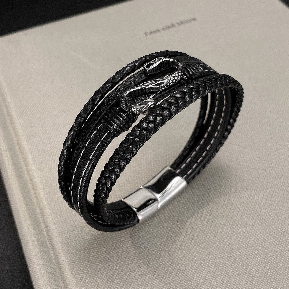 Stainless steel Creative Snake - Men Accessories Pk 评论和价格