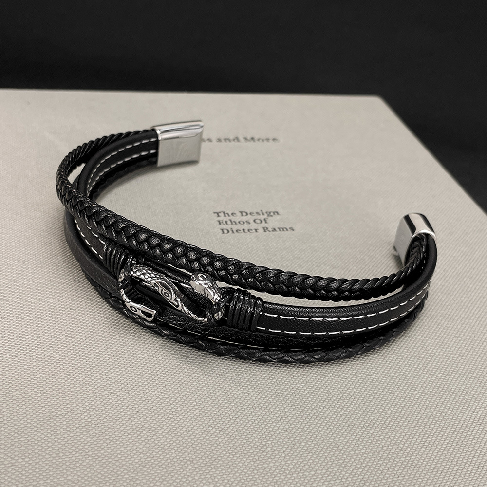 Stainless steel Creative Snake - Men Accessories Pk 评论和价格