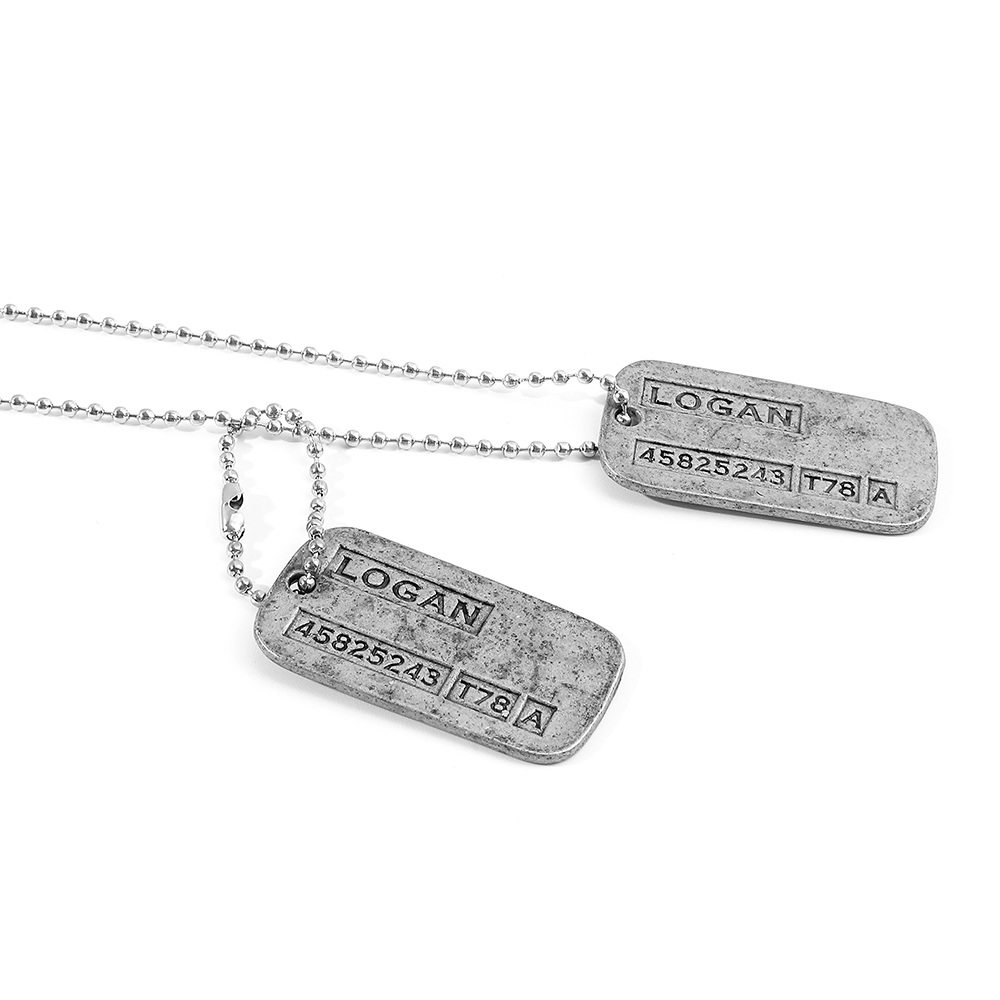 X-Men Wolverine Military Card  - Men Accessories Pendant 评论和价格