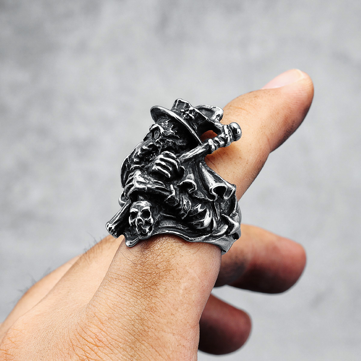 Raven Scythe Men Rings 316L St - Men'S Accessories Best 评论和价格