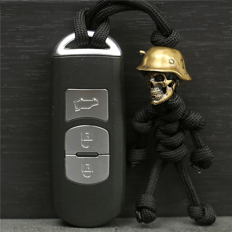 Halloween Skull Keychain Parac - Men Accessories Kit Bag 评论和价格