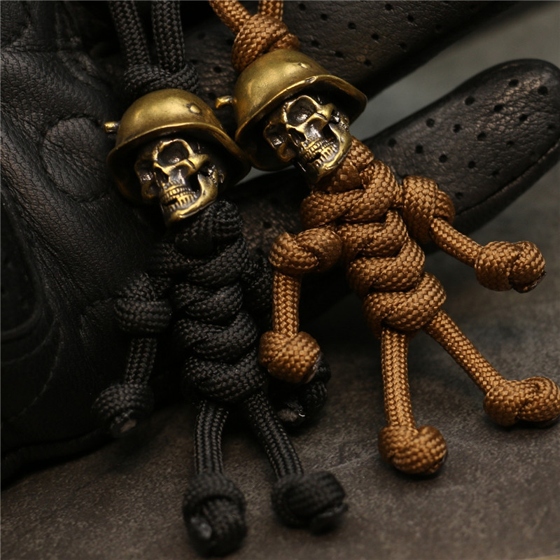 Halloween Skull Keychain Parac - Men Accessories Kit Bag 评论和价格