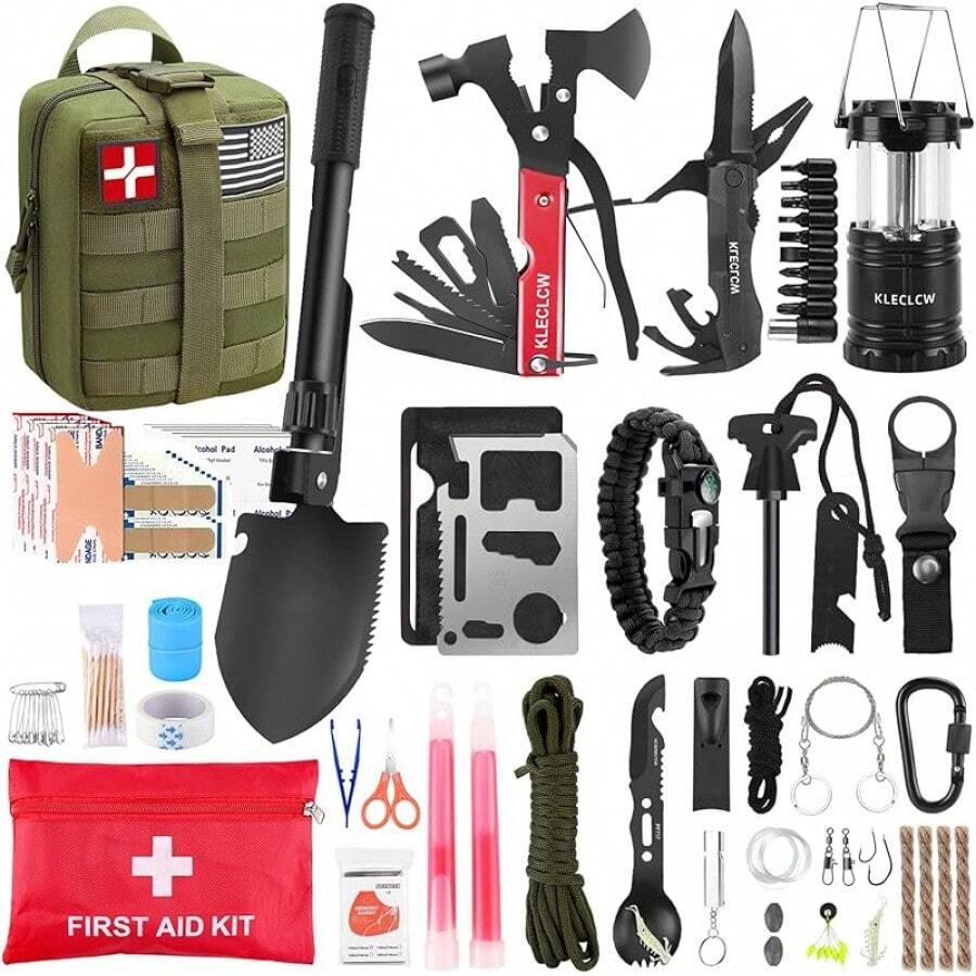 Survival Kit And First Aid Kit - Men Accessories Kit Bag 评论和价格