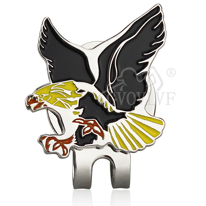 1pc Yellow Eagle Golf Hat Clip - Men'S Yellow Accessories 评论和价格