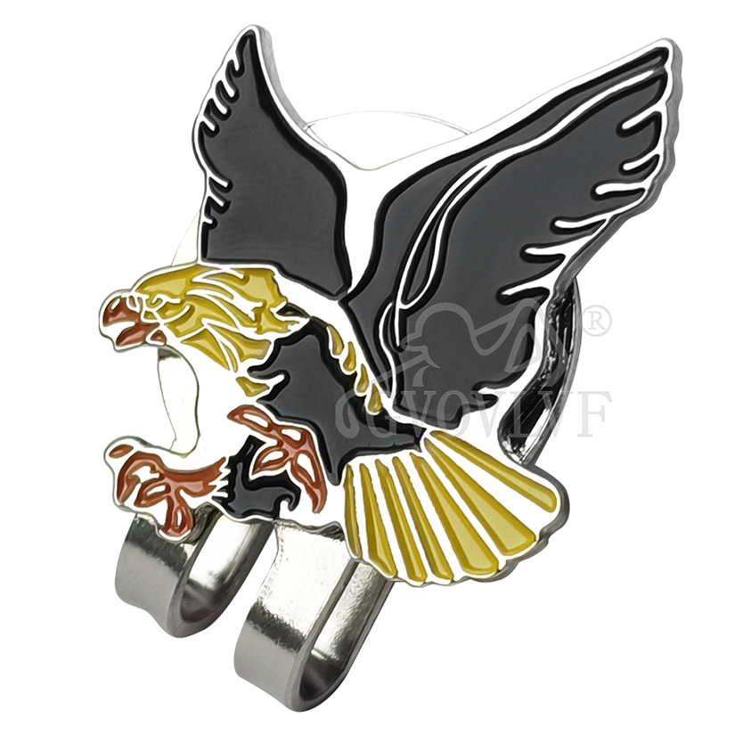 1pc Yellow Eagle Golf Hat Clip - Men'S Yellow Accessories 评论和价格