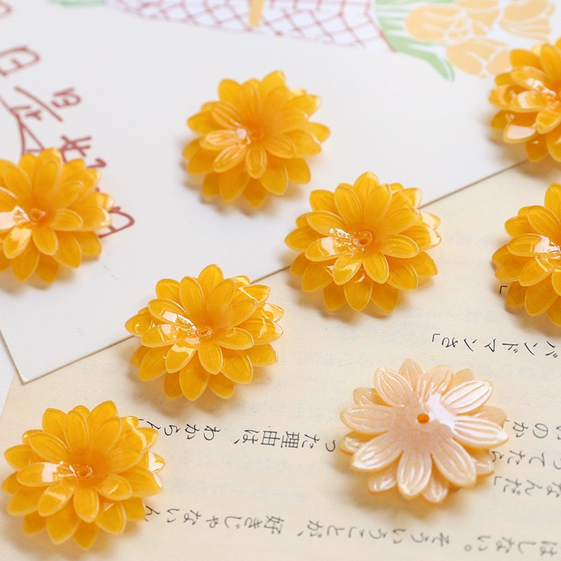 50pcs/lot 24mm yellow color pr - Men'S Yellow Accessories 评论和价格